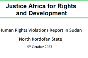 Report: Human Rights Violations in North Kordofan