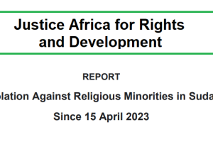 Report: Violation Against Religious Minorities in Sudan